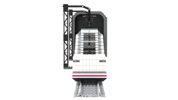 MOC Talgo S102 Renfe Lego frontal