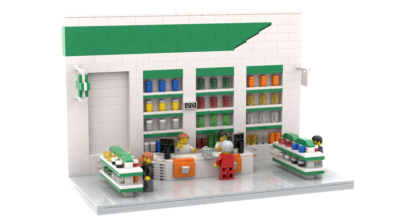 Sets pequeños para regalos de empresa realizados con Lego