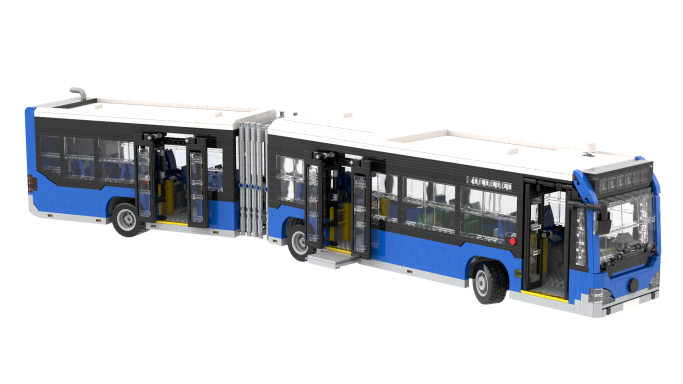 MOC Mercedes Benz Citaro G NGT C2 Lego apertura de puertas