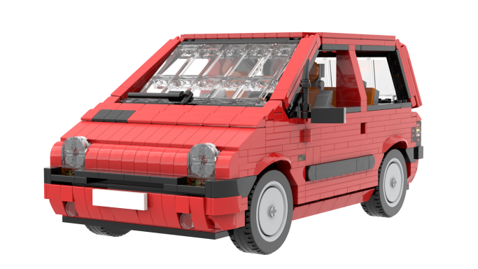 MOC Renault Twingo Lego frontal