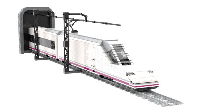 MOC Talgo S102 Renfe Lego exterior