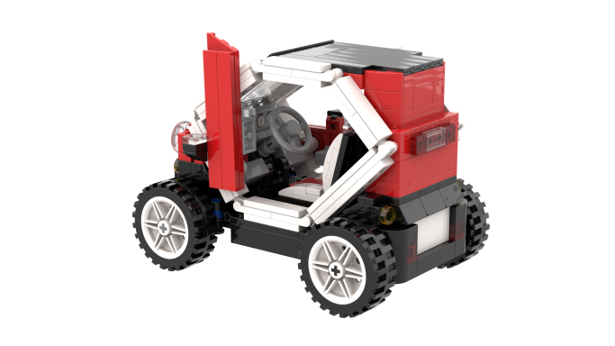 MOC Renault Twizy Lego apertura de puertas