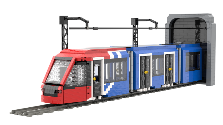 MOC tranvías modernos Lego