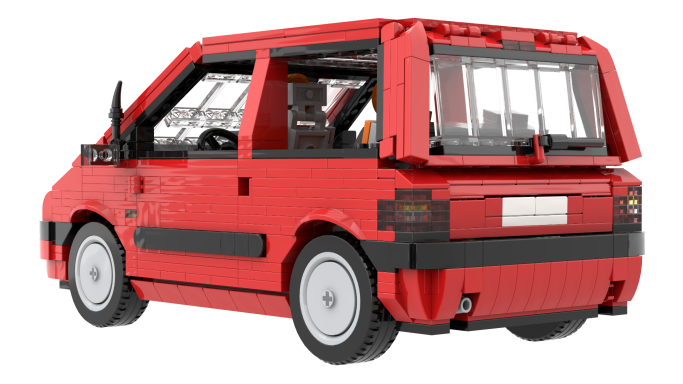 MOC Renault Twingo Lego trasera