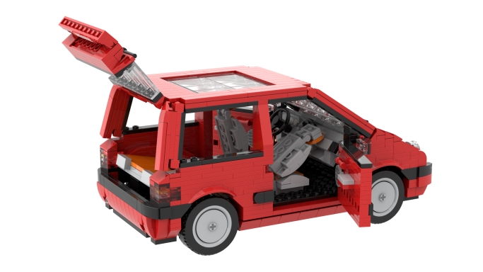 MOC Renault Twingo Lego apertura de puertas