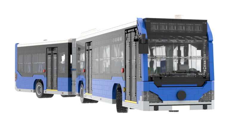 MOC autobuses articulados Lego