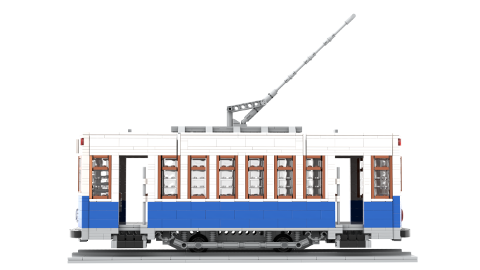 MOC Charleroi II 1972 Madrid Lego lateral