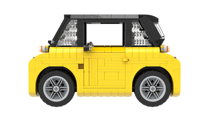 MOC Citroën AMI Lego lateral