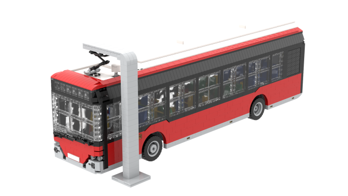 MOC Solaris Urbino 12 Electric Lego exterior