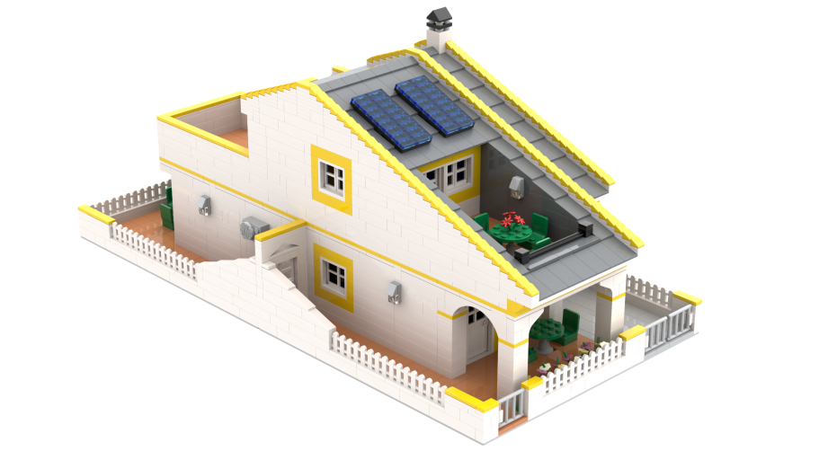 MOC viviendas y chalets Lego